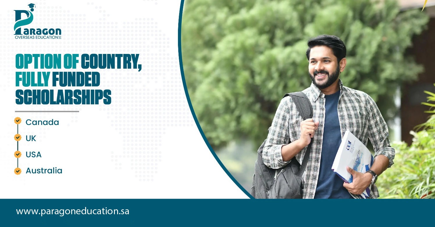 option of country, fully funded scholarships